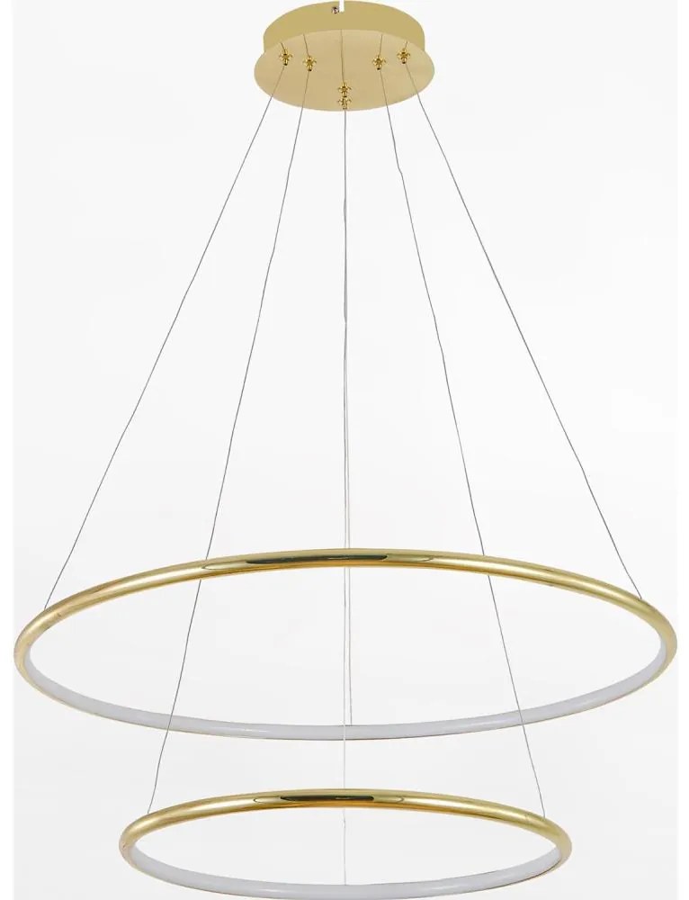 Zuma Line PL201004B-2GD - LED Csillár zsinóron MARSEILLE LED/40W/230V arany