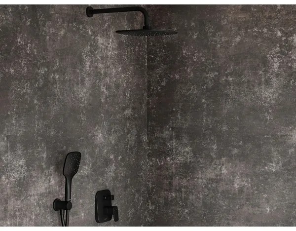 Ravak X07P569 - Fekete, nyomógombos kézi zuhany