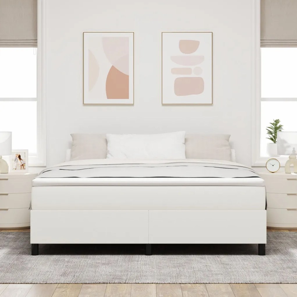 Boxspring Ágy Krém Szuper King Corduroy Szövet