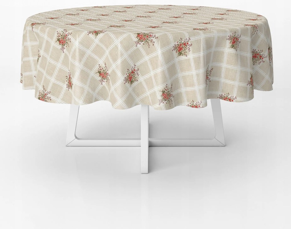 Abrosz Cerata Rács Apró Levelek Kerek Vastag Kör 120 cm