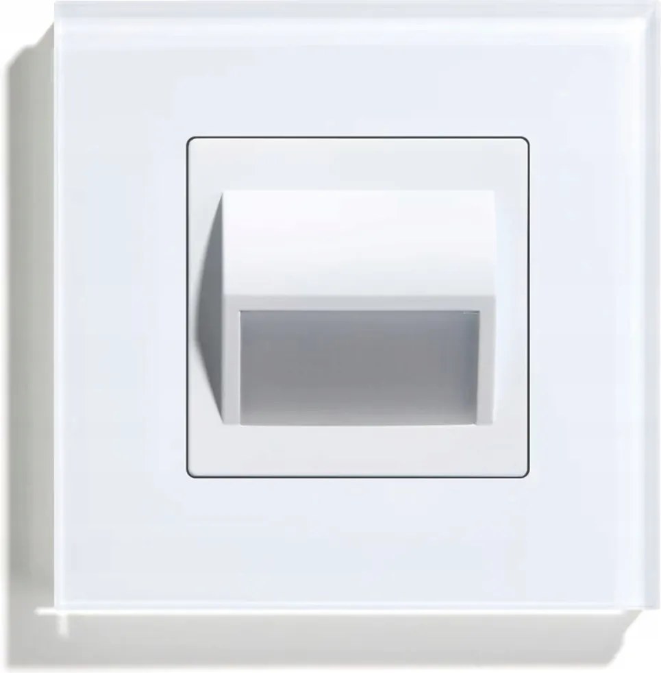 Lépcső Lámpatest Led Világítás Lámpa 1W Üveg Fali Meleg Szín