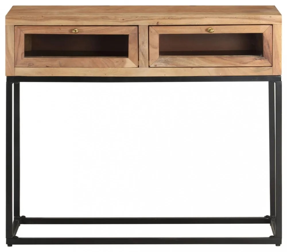 tömör akácfa tálalóasztal 90 x 35 x 76 cm