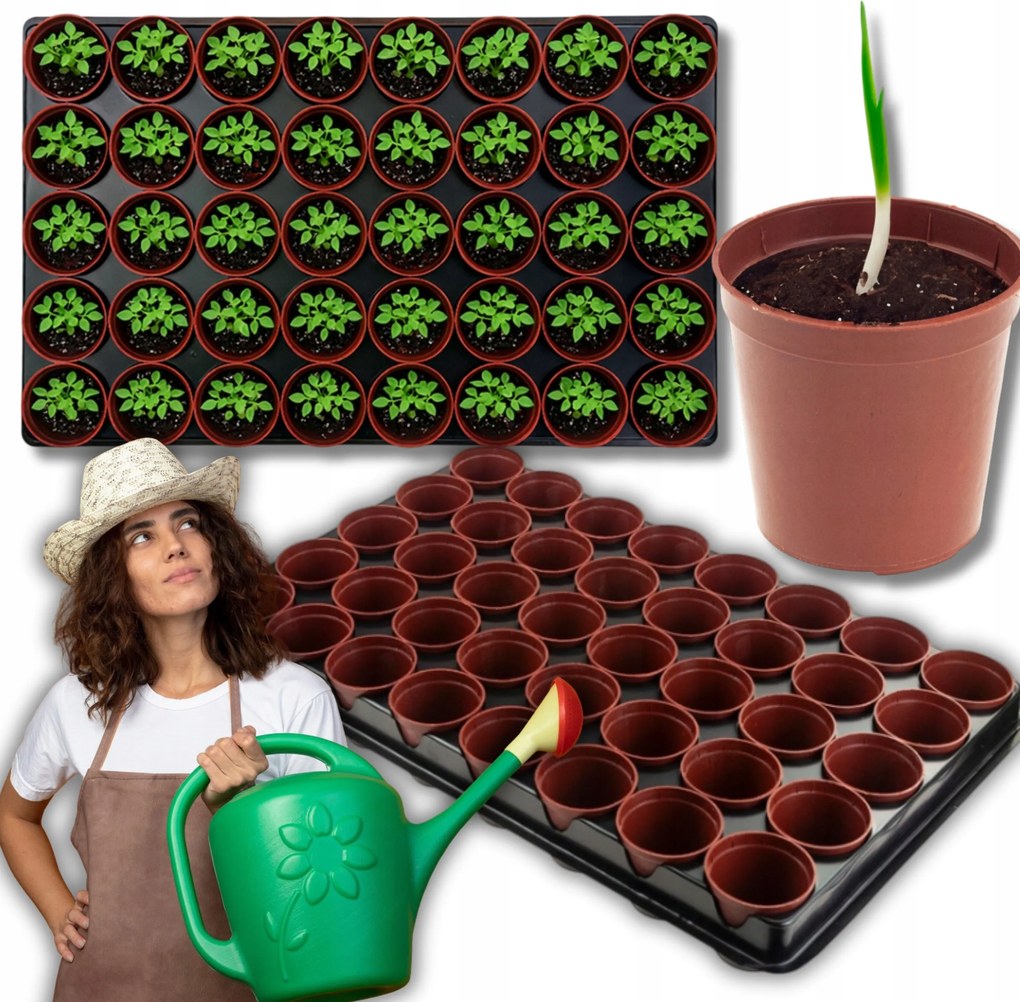 Paletta Tálca Kaspó Palántanevelés Növény Palántanevelés 40 Db