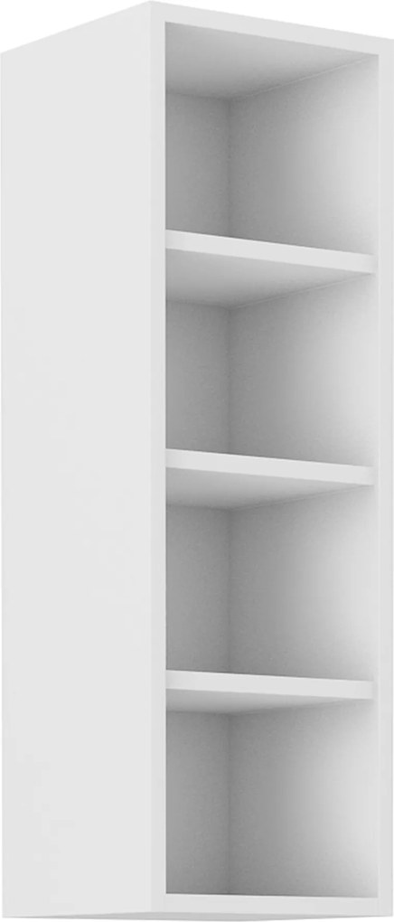 Felső polcos szekrény, fehér, LULA 30 G-90 OTW