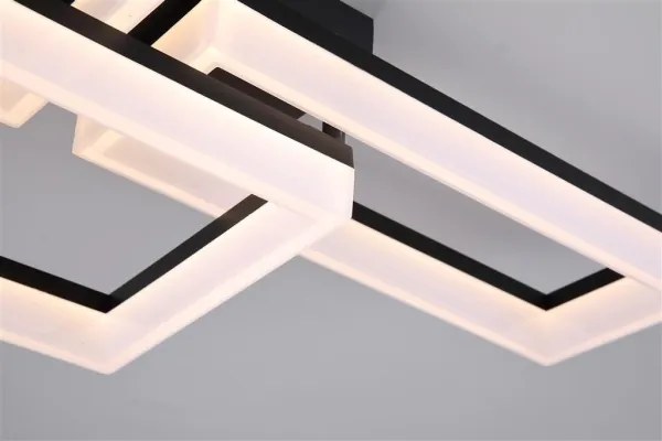 Searchlight 28612BK - LED dimmelhető mennyezeti lámpa WALL ART II LED/30W/230V 32x60 cm