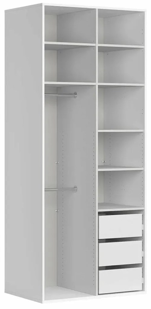 Ruhásszekrény Flex 134 (fehér) . 1098236