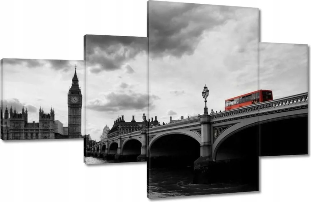 Festmények 130x80 Big Ben híd Anglia