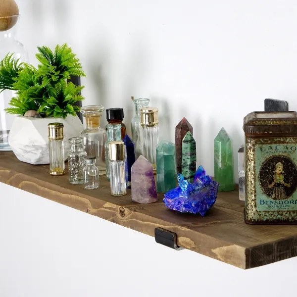 Fali polc 16x60 cm fenyő