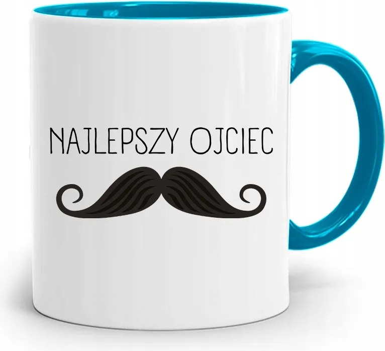 Kék Bögre Apának A Legjobb Apa nyomtatott fényképpel