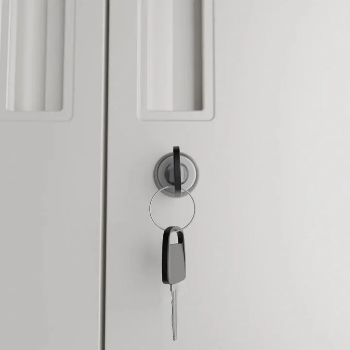 Juskys Fém irodai szekrény - fehér