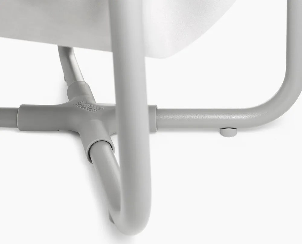 Világosszürke textil szennyeskosár 50 l Duo – Joseph Joseph