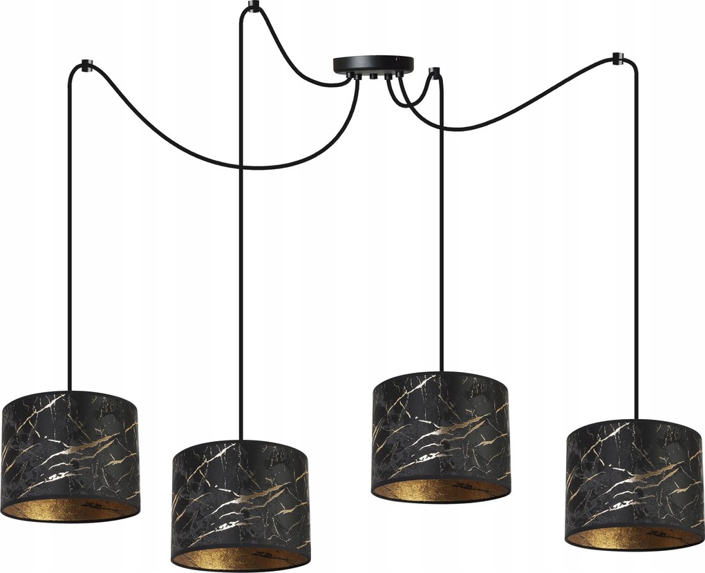 Mennyezeti Lámpa Lógó Csillár Lámpaernyő Glamour Pók Loft Arany Szoba