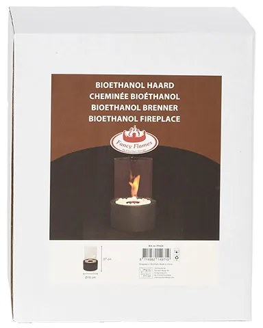 Bioethanol asztali kandalló, kör alakú, 19 cm átmérőjű