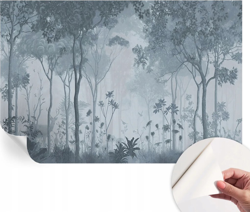 Öntapadós Dekoratív Fotótapéta Hálószobába Erdő misztikus 104x70 cm