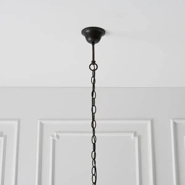 Endon 64285 - Tiffany NEVADA láncos csillár 1xE27/60W/230V átm. 35 cm