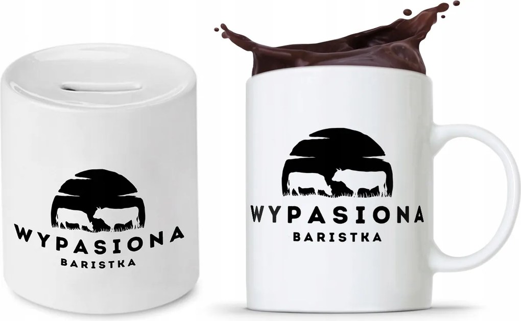 Persely Bögre Szett Baristáknak Ajándék fényképes nyomattal