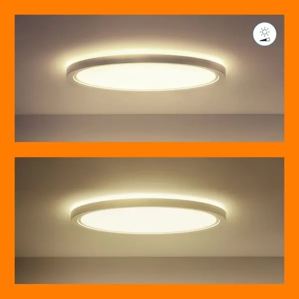 WiZ - LED RGB állítható fényű SUPERSLIM mennyezeti lámpa LED/22W/230V Wi-Fi fehé