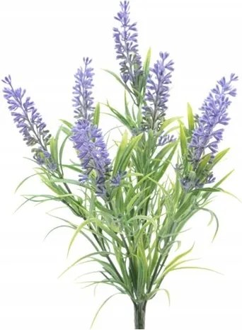 Mesterséges levendula csokor virágcsokor lila