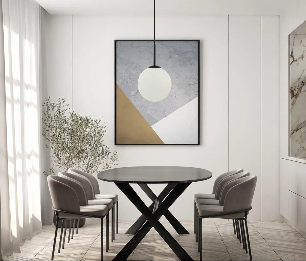 Italux modern függeszték deore fehér fekete itxpnd-5578-1m-bk