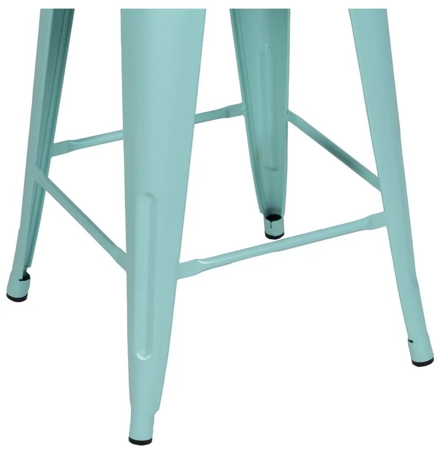 Türkiz fém bárszék szett 2 db-os (ülésmagasság 61 cm) – Ixia