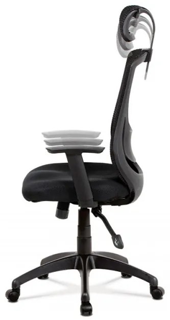 Ka-a186 Scaun pivotant de birou modern negru