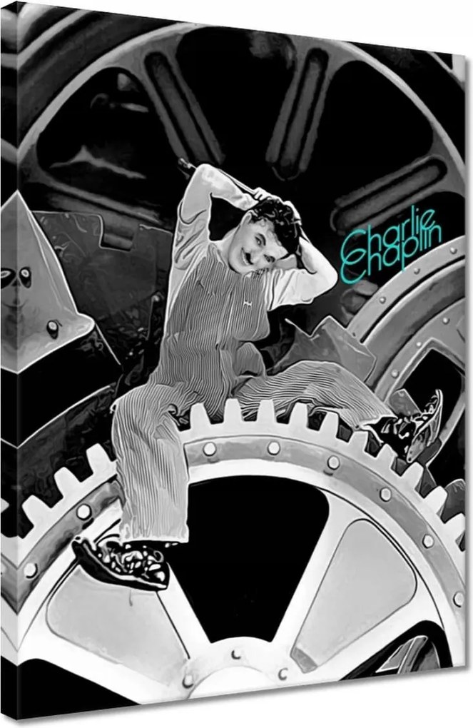 Festmények 30x40 Charlie Chaplin