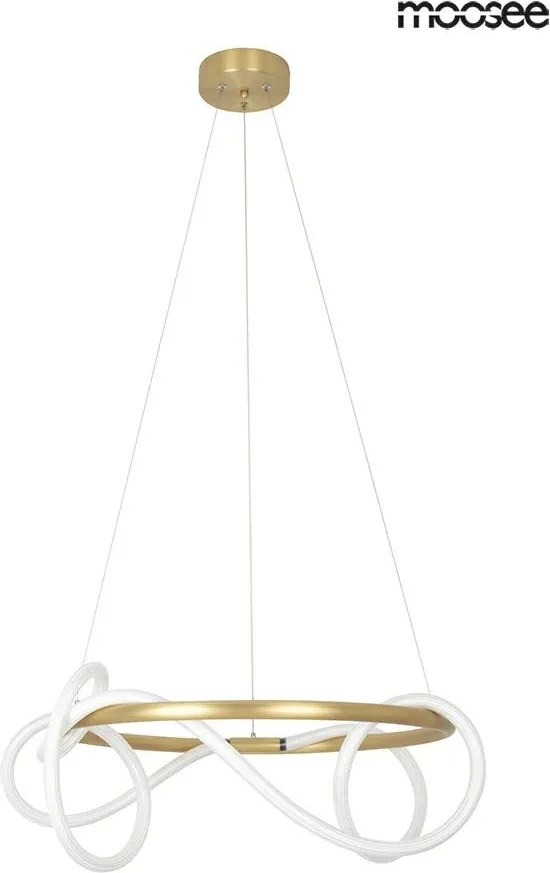 KING HOME MSE010100236 SERPIENTE Modern Led Függesztett Lámpa Arany LED IP20