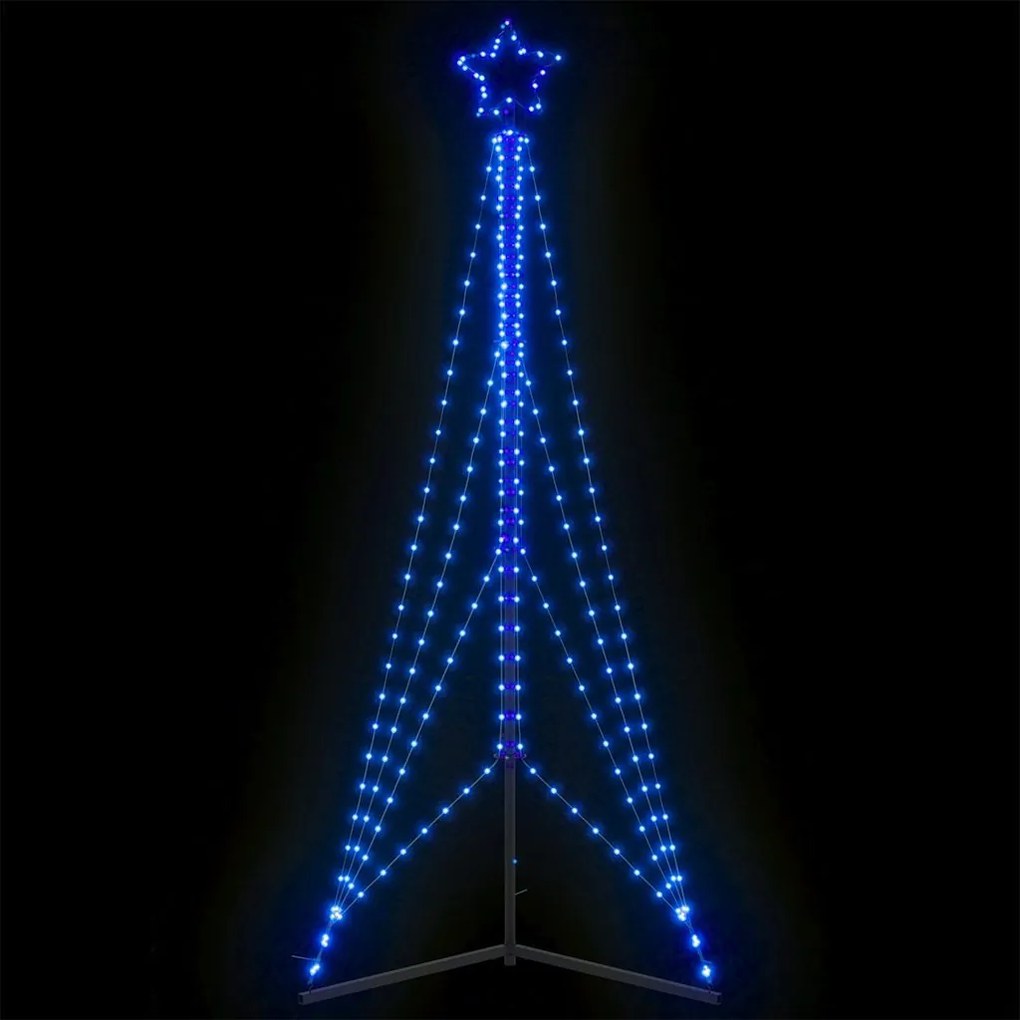 kék LED karácsonyfa 483 LED 240 cm