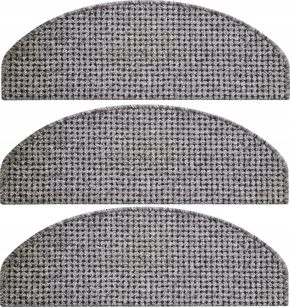 Fa Lépcsővédő Szőnyegek Szürke Hurkos Lépcsőszőnyegek Lépcsőlapok 64X24