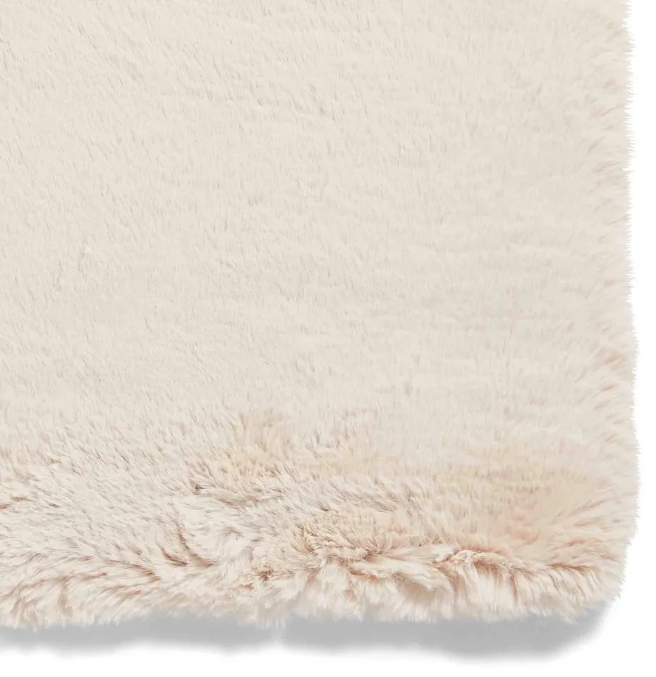 Krémszínű szőnyeg 60x120 cm Super Teddy – Think Rugs
