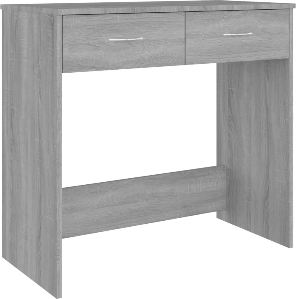 vidaXL szürke sonoma színű szerelt fa íróasztal 80x40x75 cm