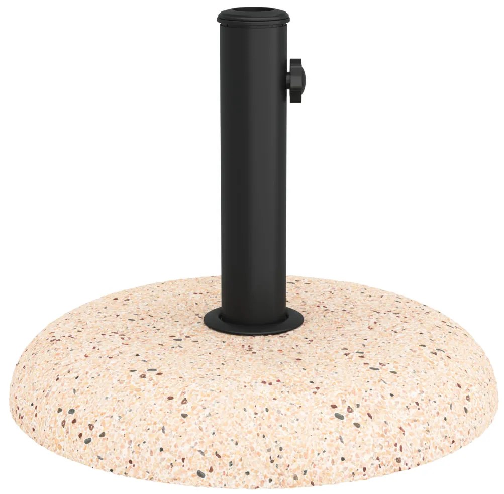 Napernyő alap 37/42/52/58 mm-es oszlopokhoz, Sárga beton, 20 kg