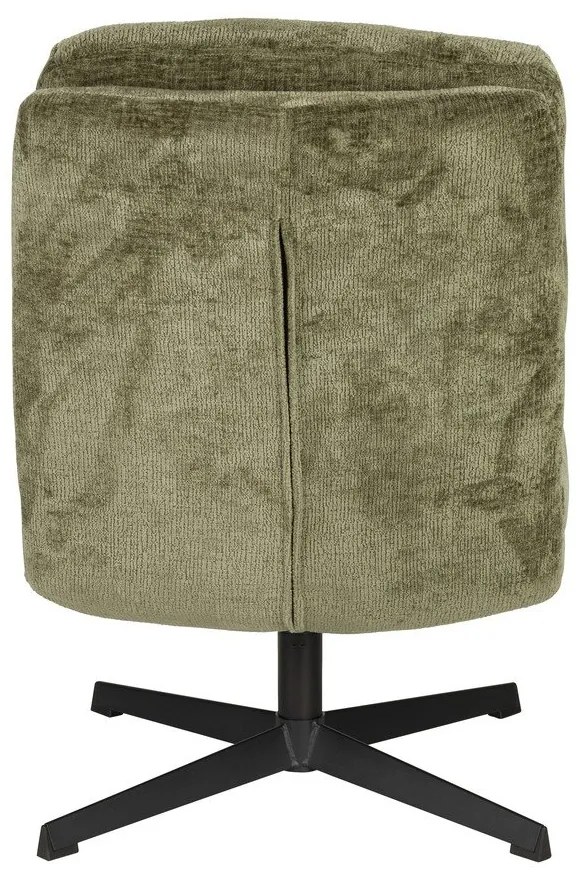 Zöld forgó fotel Kai – White Label