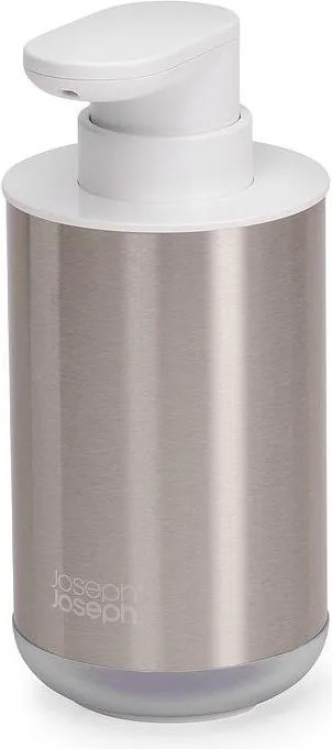 Ezüstszínű rozsdamentes acél szappanadagoló 300 ml Duo Steel – Joseph Joseph