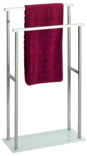 WENKO 23438100 - DEBAR törölközőtartó 20x83 cm rozsdamentes acél/szatén/fehér