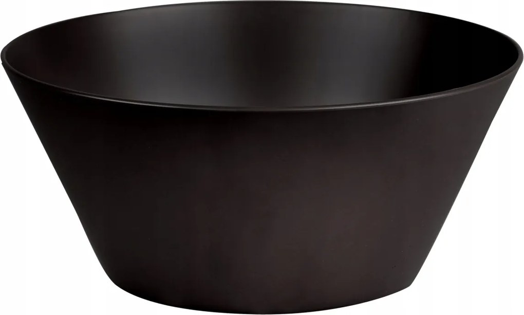 Kesper Gyümölcsös és salátástál fekete átmérőjű 15 cm