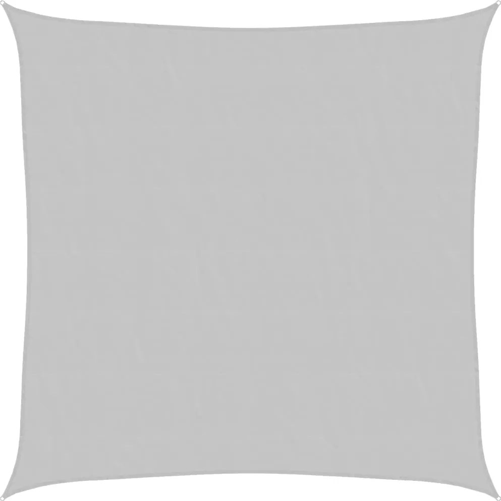 vidaXL világosszürke 100% poliészter oxford szövet napvitorla 3,6x3,6m