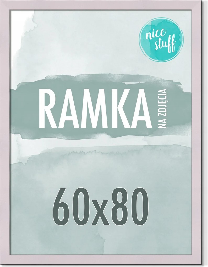 Képkeret 60x80 Képkeret 80x60 Képkeret púder lila