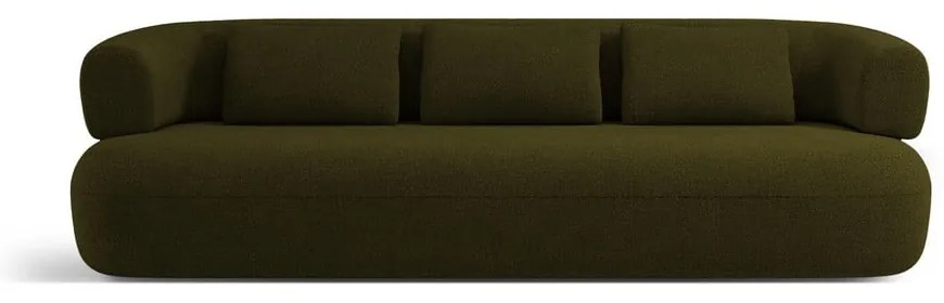 Zöld buklé kanapé 226 cm Jenny – Micadoni Home