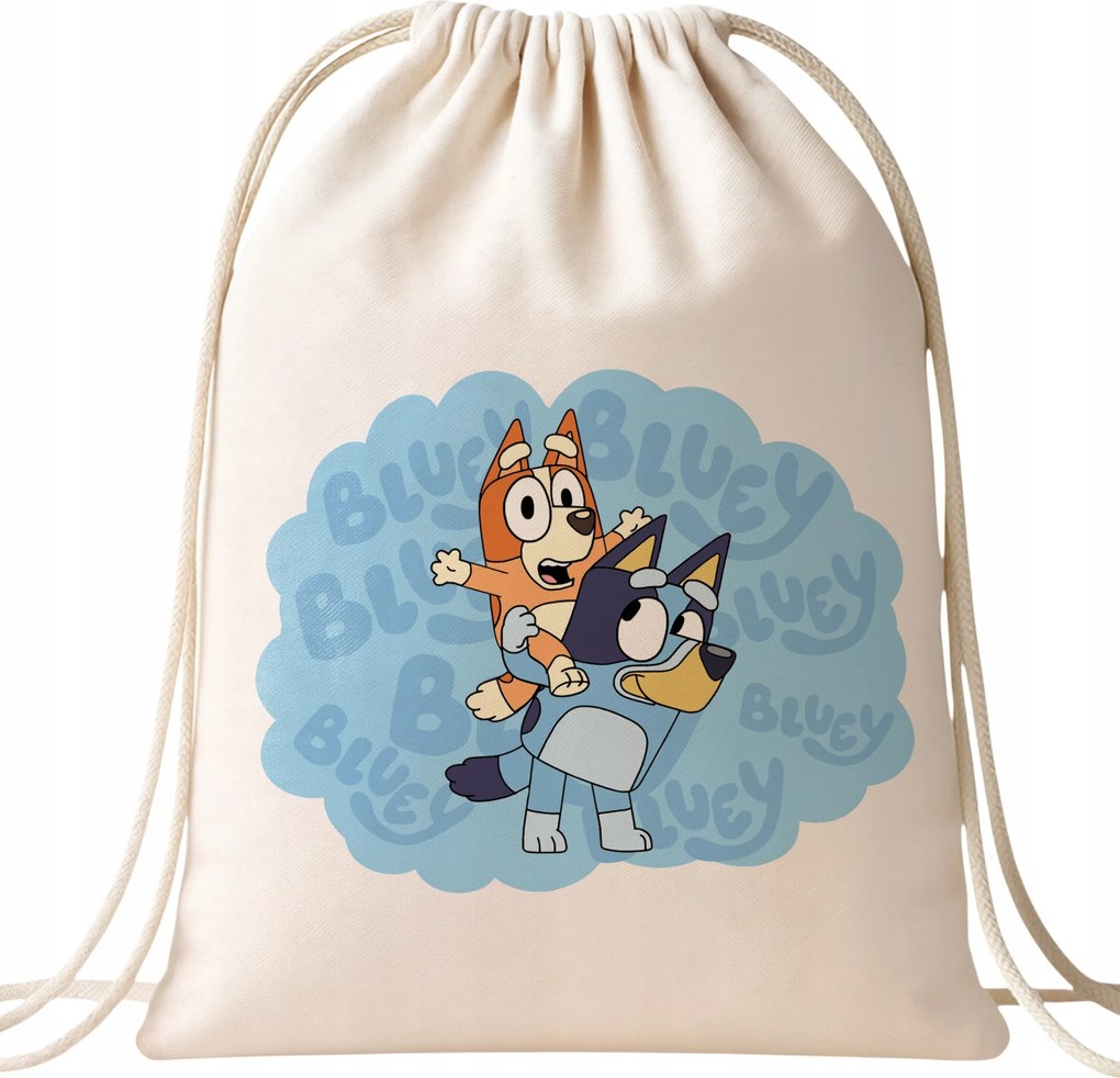 Bluey Bingo pamut hátizsák Mese rajongóknak Ajándék