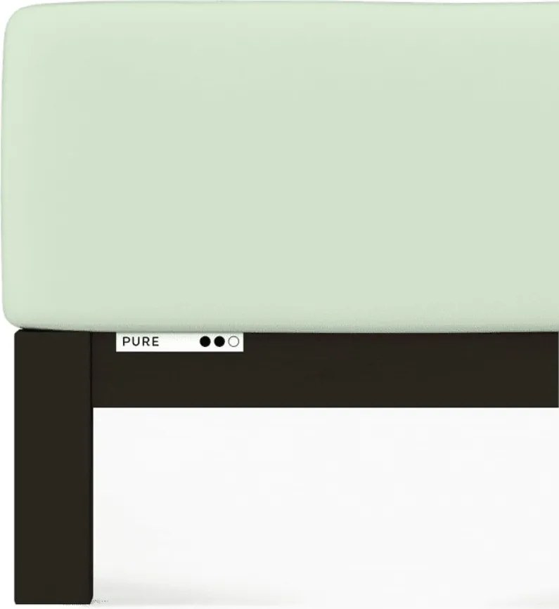 Schlafgut Pure Standard lepedő 180x190-200x220 cm Green Light 643