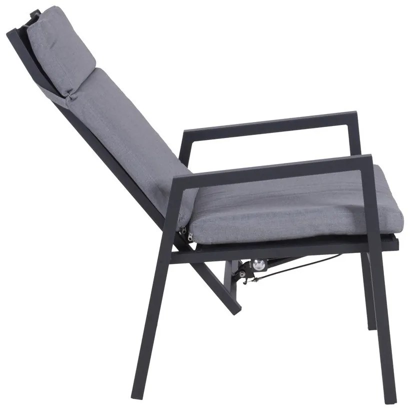 Szürke fém kerti szék Sintra – Garden Pleasure