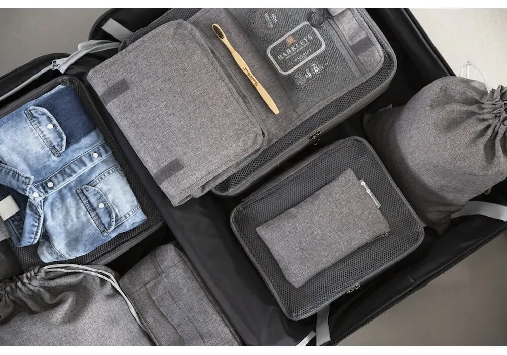 Textil rendszerező készlet utazáshoz 2 db-os – Bigso Box of Sweden