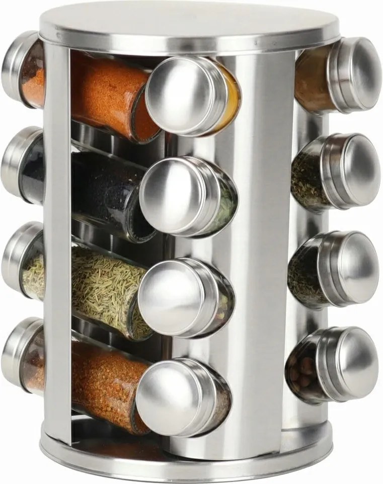 Fűszertartó Állvány Forgó Fűszertartó 17 El. T3208