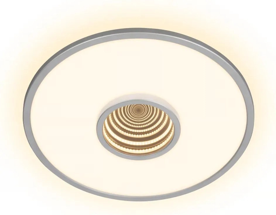 Briloner 3847014 - TORO LED mennyezeti lámpatest LED/18W/230V Ø 42 cm matt króm