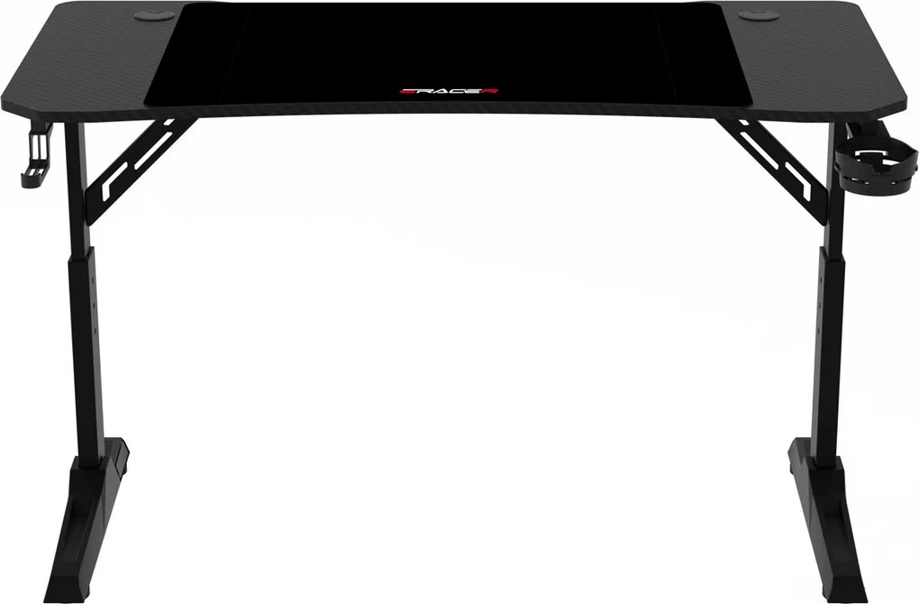 NERO karbon gamer asztal 160 × 60 cm