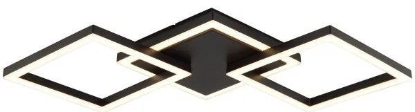Brilliant - LED mennyezeti lámpa JORVIC LED/21W/230V 28x61,5 cm fekete