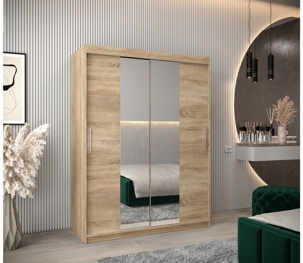 Ruhásszekrény 150 cm Toki 1 (szonoma tölgy + szonoma tölgy). 1064914