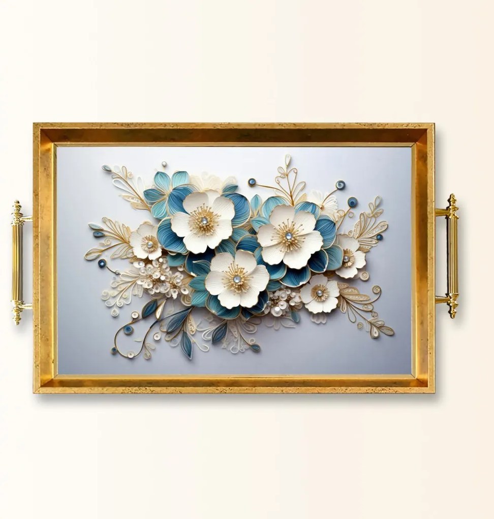 Üveg tálca, 38×24 cm – TPEA9901