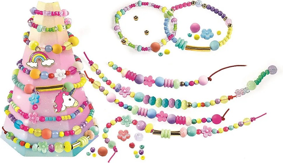 Crazy Chic Unicorn karkötő készítő kreatív szett Clementoni